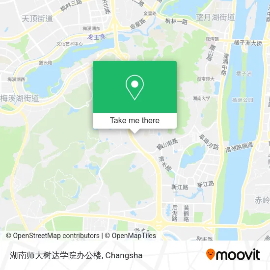 湖南师大树达学院办公楼 map