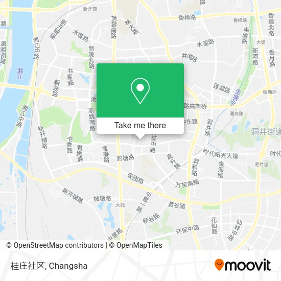 桂庄社区 map
