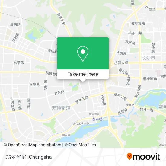 翡翠华庭 map