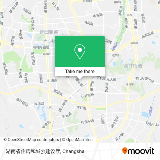 湖南省住房和城乡建设厅 map