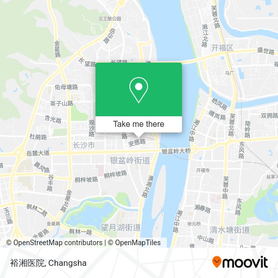 裕湘医院 map