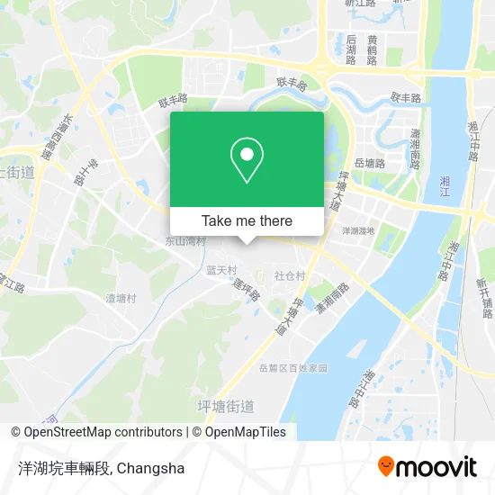 洋湖垸車輛段 map