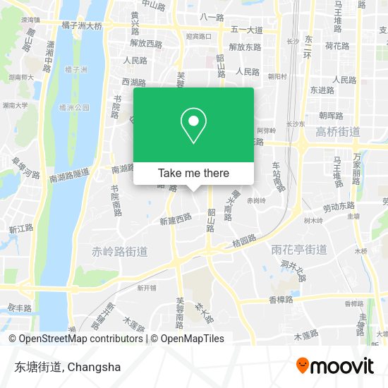 东塘街道 map
