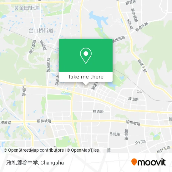 雅礼麓谷中学 map