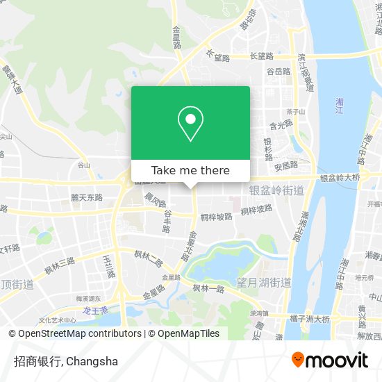 招商银行 map
