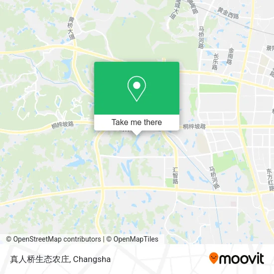 真人桥生态农庄 map