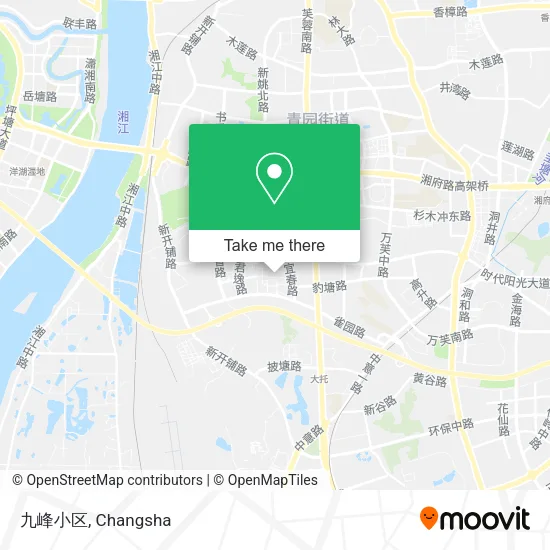 九峰小区 map