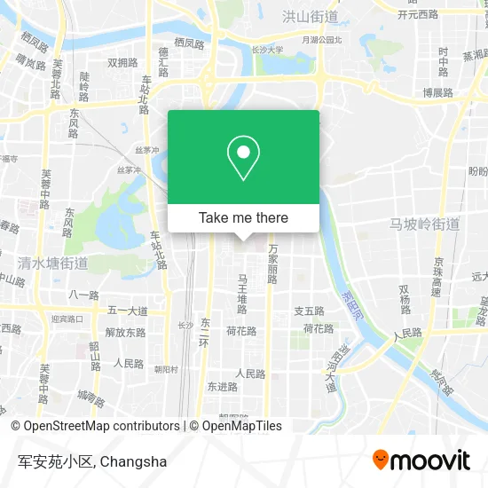 军安苑小区 map