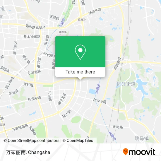 万家丽南 map