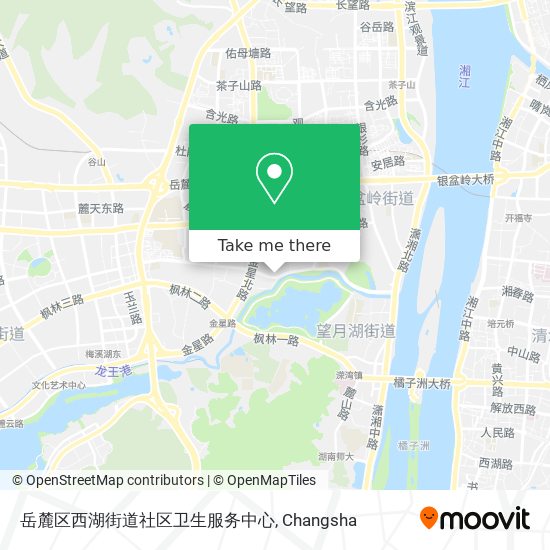 岳麓区西湖街道社区卫生服务中心 map