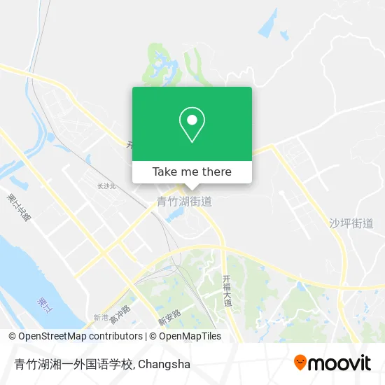 青竹湖湘一外国语学校 map