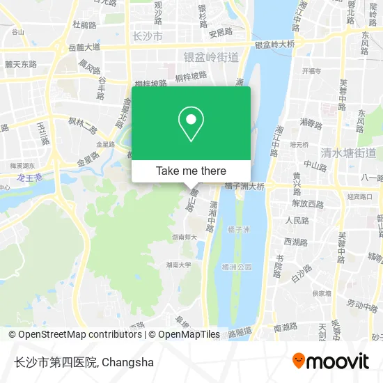 长沙市第四医院 map