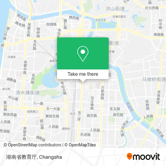 湖南省教育厅 map