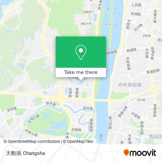天鹅湖 map