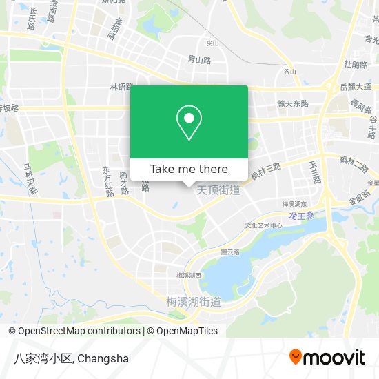 八家湾小区 map