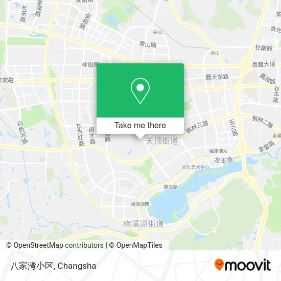八家湾小区 map