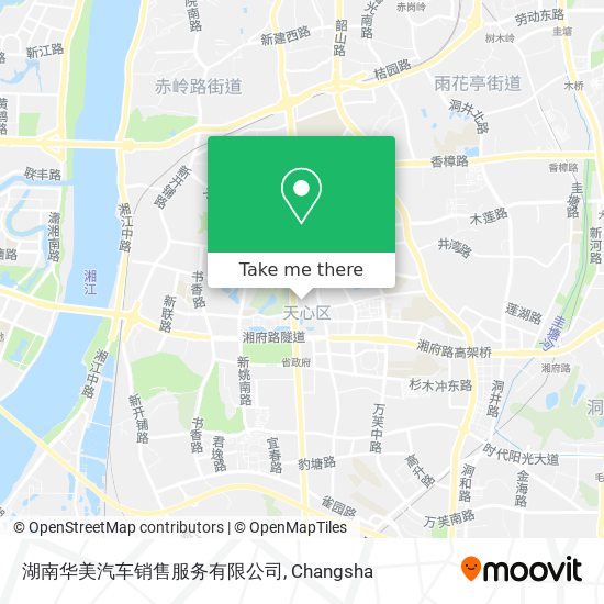 湖南华美汽车销售服务有限公司 map