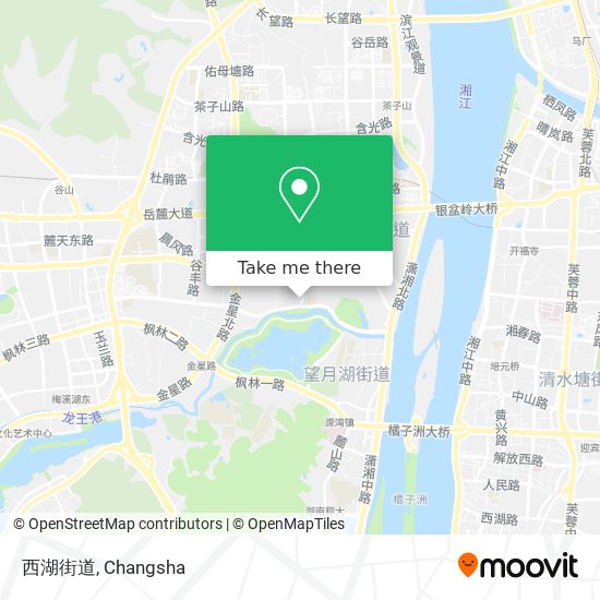 西湖街道 map