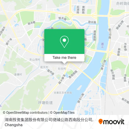 湖南投资集团股份有限公司绕城公路西南段分公司 map