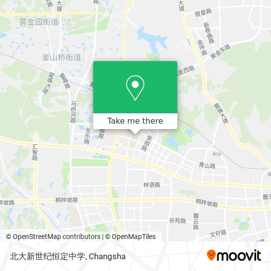 北大新世纪恒定中学 map