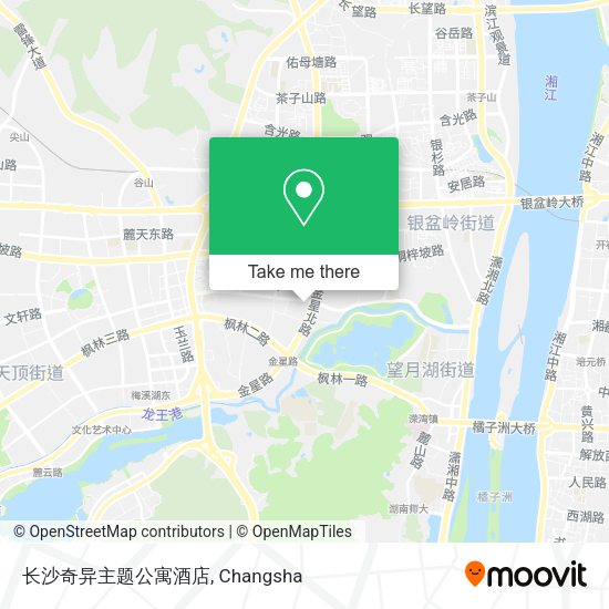 长沙奇异主题公寓酒店 map