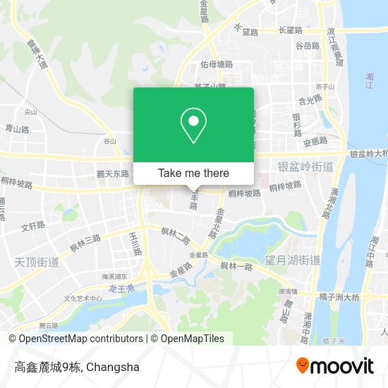 高鑫麓城9栋 map