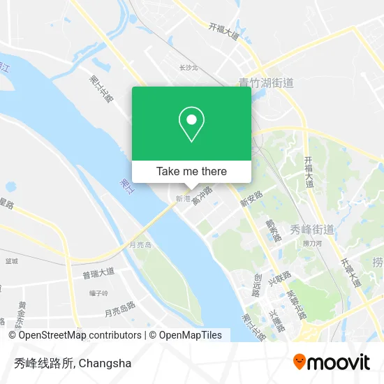 秀峰线路所 map