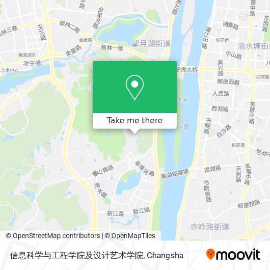 信息科学与工程学院及设计艺术学院 map