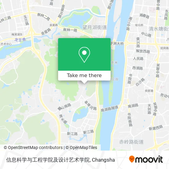 信息科学与工程学院及设计艺术学院 map
