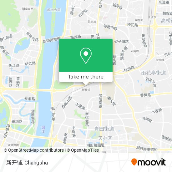 新开铺 map