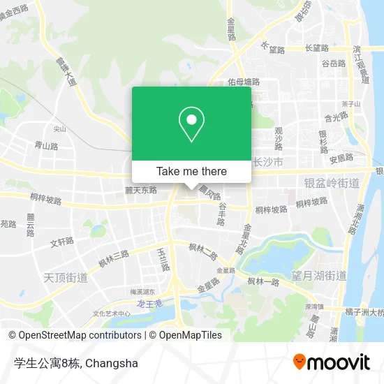学生公寓8栋 map