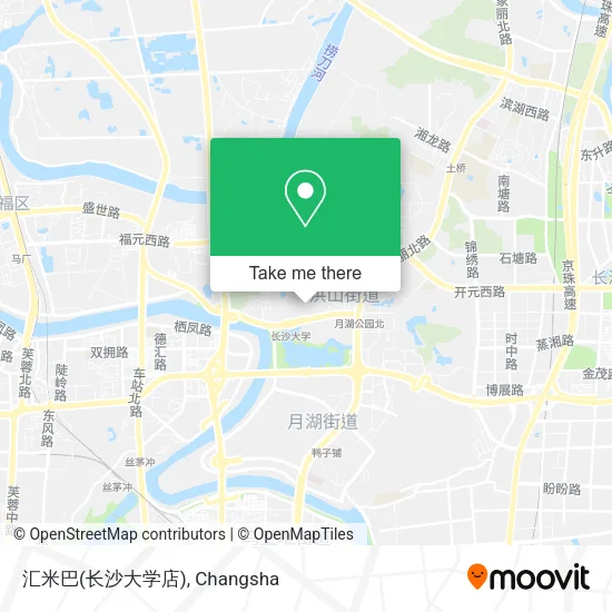 汇米巴(长沙大学店) map