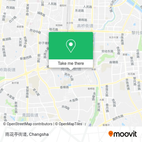 雨花亭街道 map