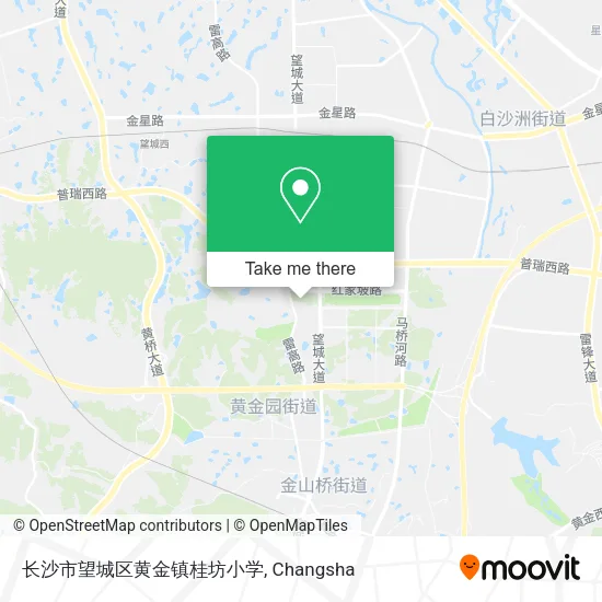 长沙市望城区黄金镇桂坊小学 map
