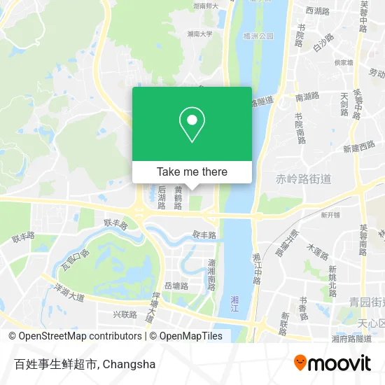 百姓事生鲜超市 map