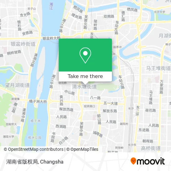 湖南省版权局 map