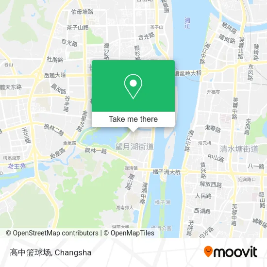 高中篮球场 map