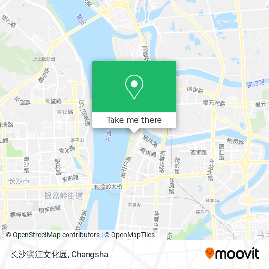 长沙滨江文化园 map