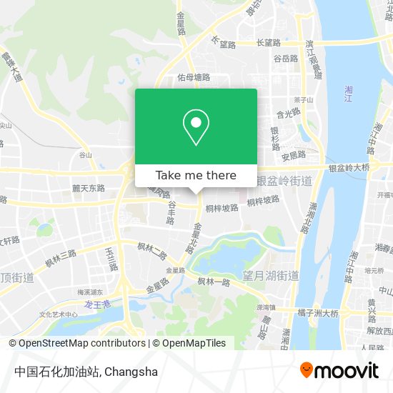 中国石化加油站 map