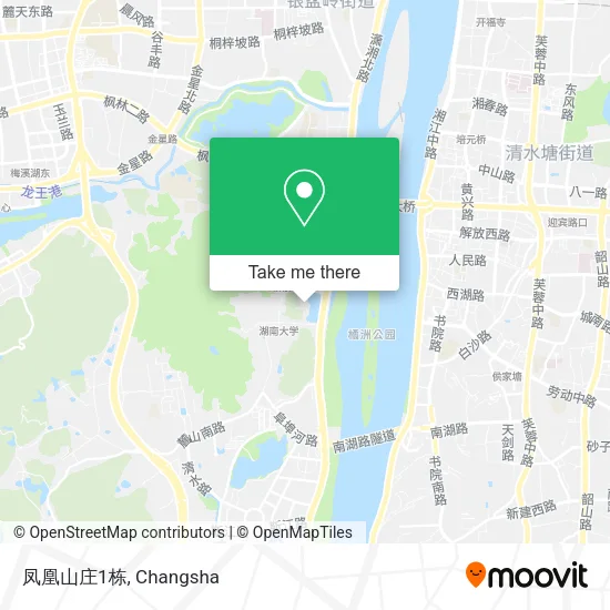 凤凰山庄1栋 map