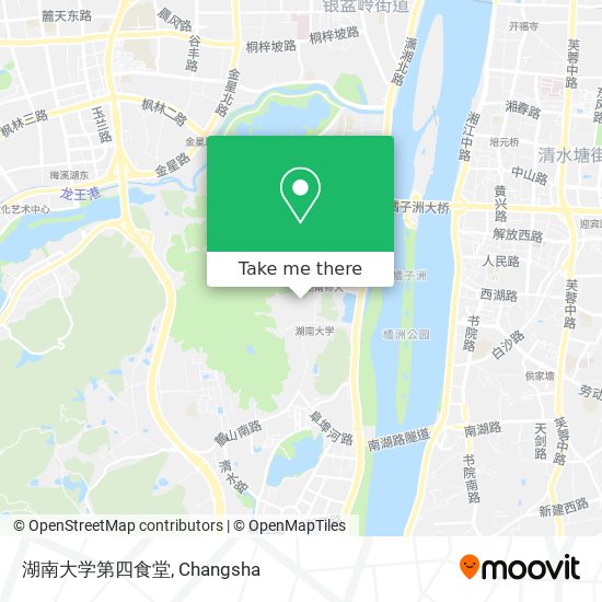 湖南大学第四食堂 map