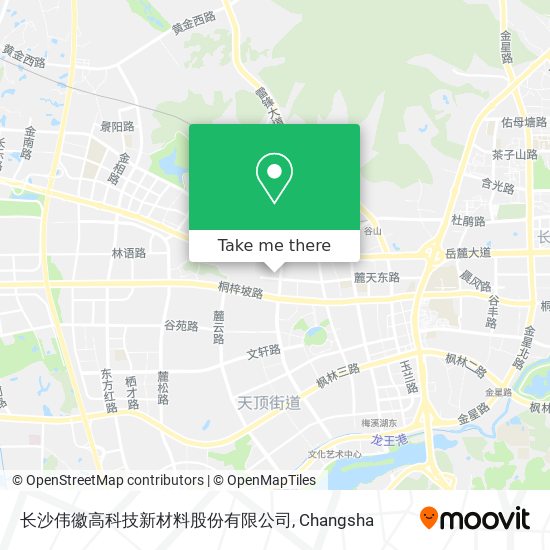 长沙伟徽高科技新材料股份有限公司 map