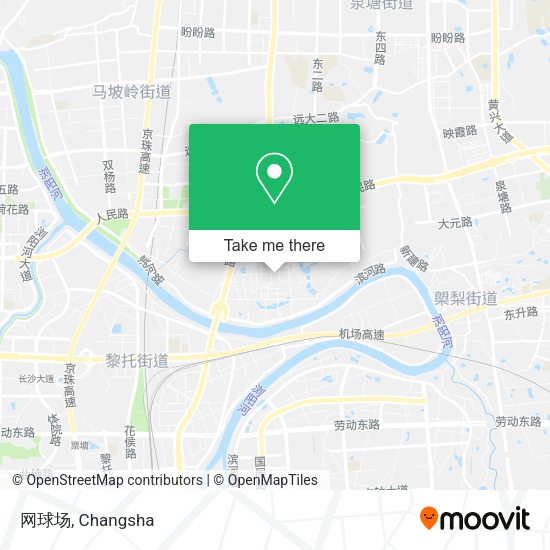 网球场 map