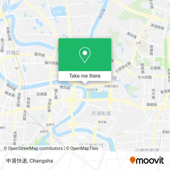 申通快递 map