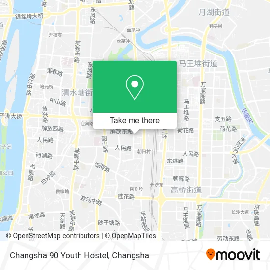 Changsha 90 Youth Hostel map