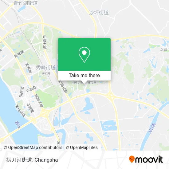 捞刀河街道 map