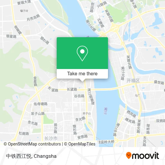 中铁西江悦 map