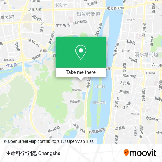 生命科学学院 map