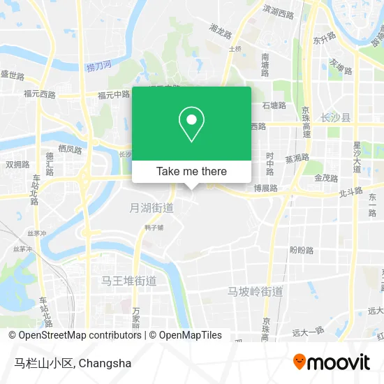 马栏山小区 map