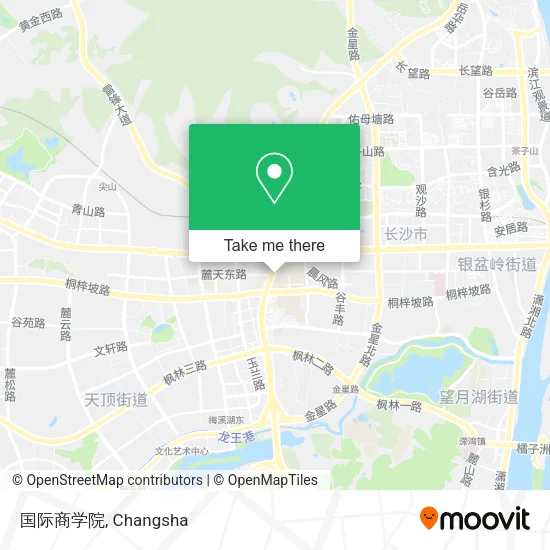 国际商学院 map